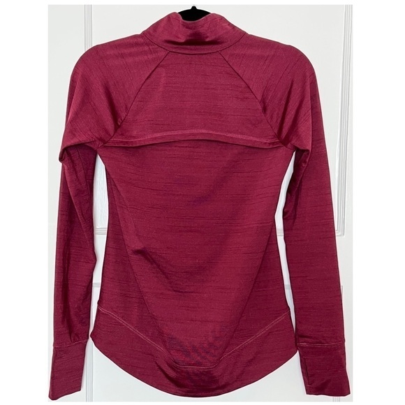 REEBOK Speedwick Active Running Mockneck 1/4 Zip Thumbhole Back Vent Shirt S - Picture 7 of 8